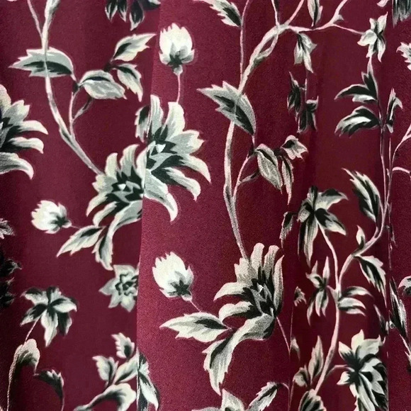 J Jill Georgette Dark Floral Blouse Tunic Size LG NWOT - Picture 3 of 8